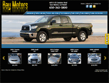 Tablet Screenshot of baymotorsinc.com